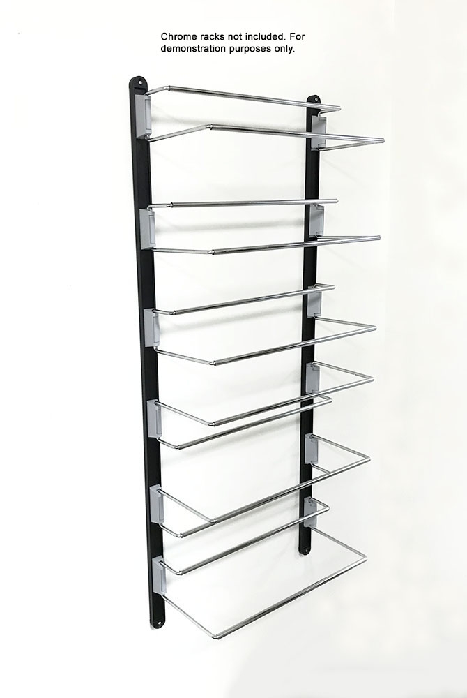 Stainless steel wall mounted shoe rack